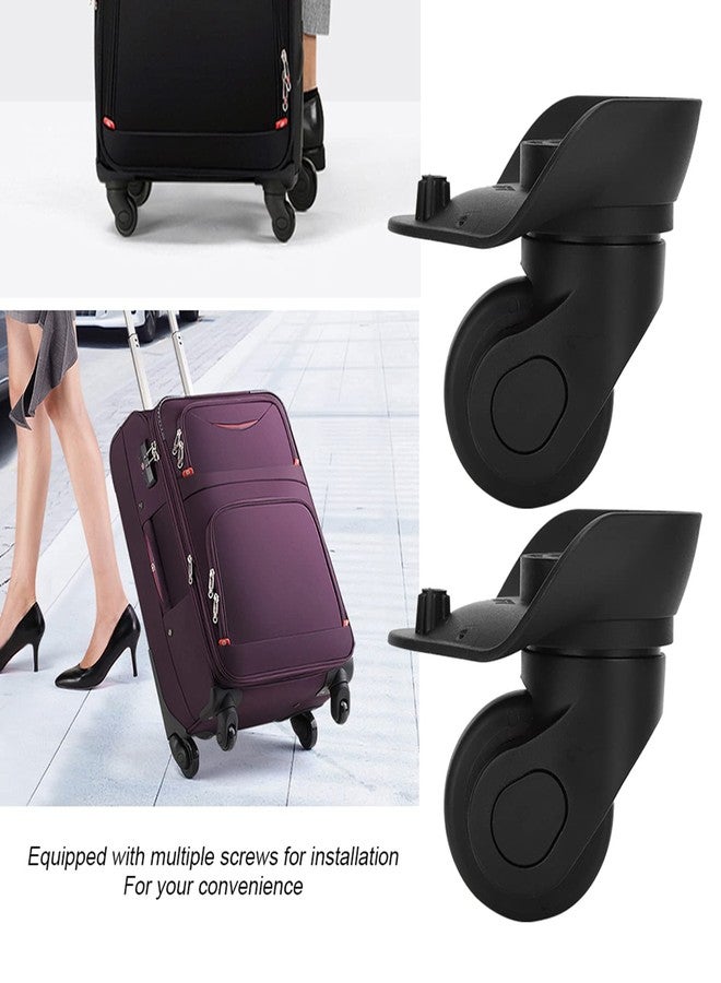 QANYEGN Black Suitcase Wheel, Single Row Luggage Replacement, PP Luggage Parts for Travel, Outdoors - Image 5